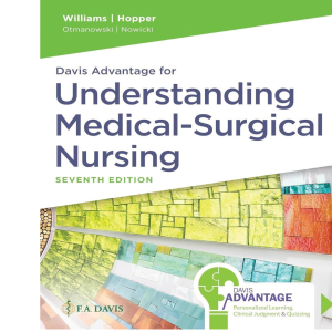 Test Bank for Davis Advantage for Understanding Medical- Surgical Nursing 7th Edition by Williams and Hopper